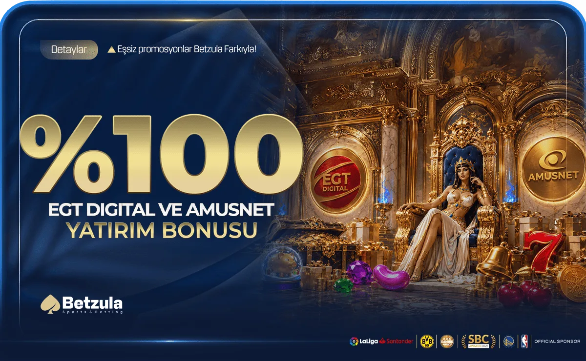 %100 EGT Digital ve Amusnet Yatırım Bonusu